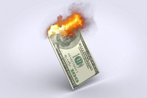 Inflation Burning Dollar