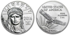 US Platinum Eagle Coin