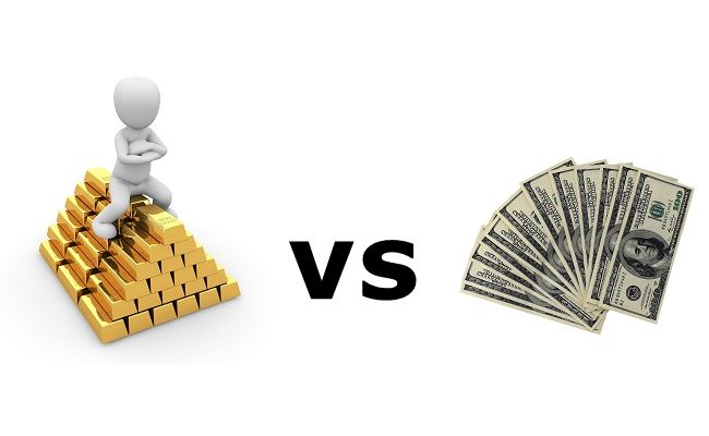 gold vs money